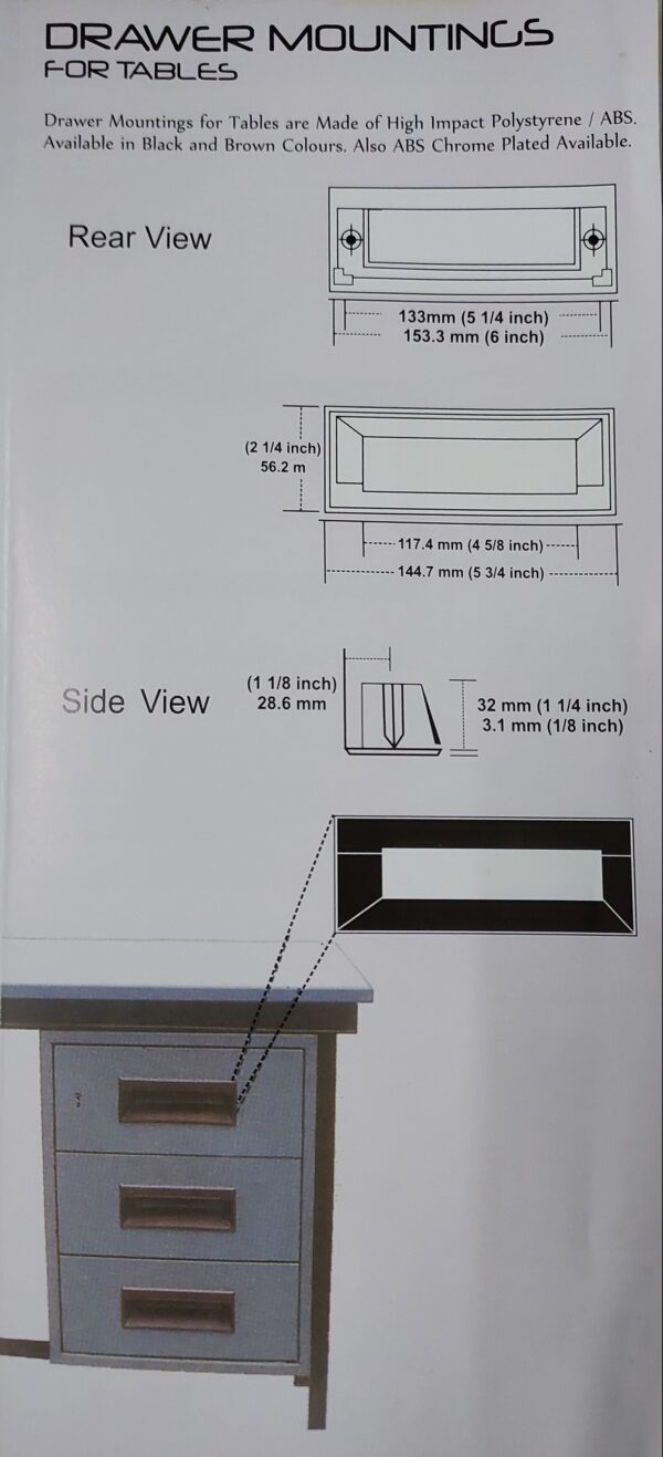 Drawer Mounting No. 1